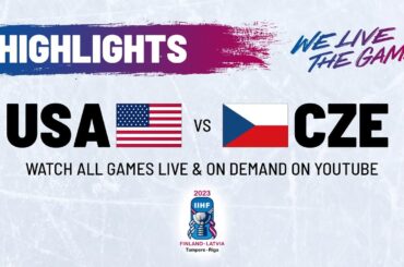 Highlights | USA vs. Czechia | 2023 #IIHFWorlds