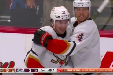 Frank Vatrano hat trick against the Avalanche