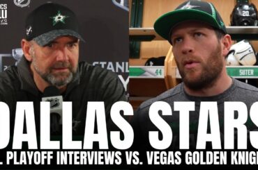 Peter DeBoer & Ryan Suter Discuss Dallas Stars Facing Elimination & Not Playing a Full 60 vs. Vegas