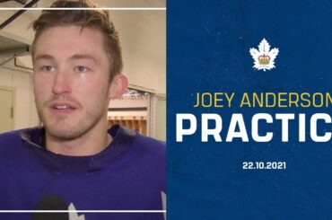 Joey Anderson | Toronto Marlies Practice | October 22, 2021