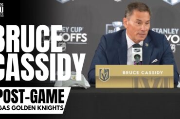 Bruce Cassidy Reacts to Making Stanley Cup in First Year With Vegas & Vegas Series Win vs. Dallas