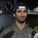 2023 NHL Playoffs: Seattle Kraken Forward Matty Beniers Ahead of Game 2 Against Colorado Avalanche