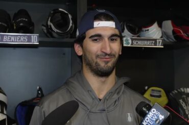 2023 NHL Playoffs: Seattle Kraken Forward Matty Beniers Ahead of Game 2 Against Colorado Avalanche