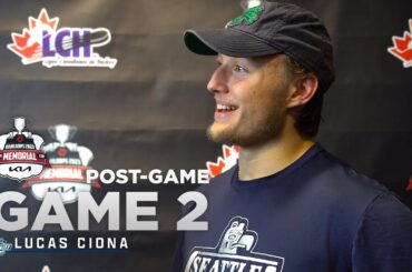 Thunderbirds Post-Game Media - Lucas Ciona