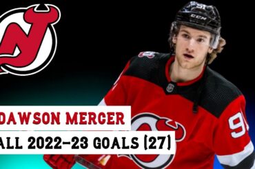 Dawson Mercer (#91) All 27 Goals of the 2022-23 NHL Season