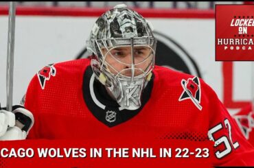 How well did the Chicago Wolves players play for the Carolina Hurricanes in 22-23?