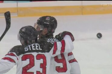 Dillon Dube 2-0 Goal - Canada vs USA Outdoor Game 2018 WJC 12.29.17