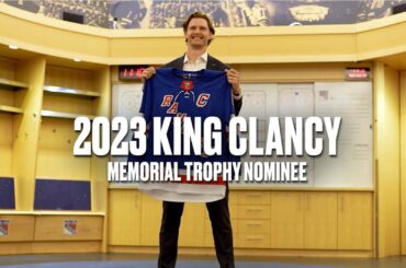 New York Rangers: Jacob Trouba, 2023 King Clancy Memorial Trophy Nominee