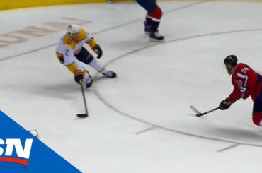 Capitals' John Carlson Makes Great Pass For Jakub Vrana Goal