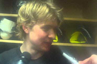 Carolina Hurricanes Zac Dalpe after 4-3 OT win over Leafs 12 29 11