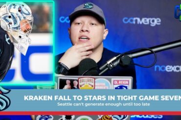 Seattle Kraken fall to Dallas Stars in game seven of second round as offense can't generate enough
