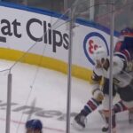 Kolesar elbow on Desharnais