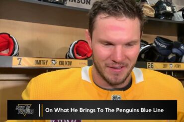 Dmitry Kulikov On What He Brings To The Penguins