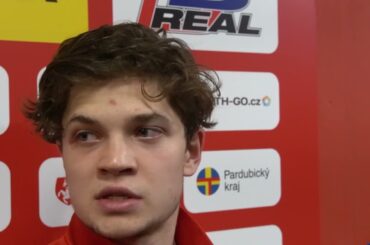 OHLAS | Matěj Blümel po utkání 37. kola proti HC Motor České Budějovice
