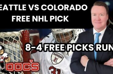 NHL Pick - Seattle Kraken vs Colorado Avalanche Prediction, 4/20/2023 Free Best Bets & Odds