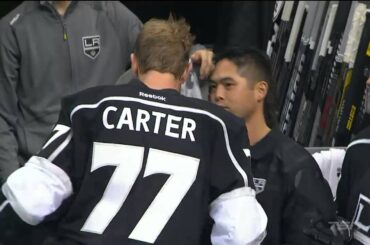 Duncan Keith slashes Jeff Carter in the face - Game 3 June 4th
