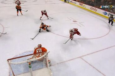 Red Wings' Larkin sets up nice Frk'n goal