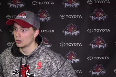 Matthew Highmore Postgame Interview Nov  18, 2017