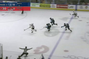 Grosenick Uses Glove to Deny Breakaway