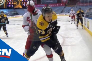 Svechnikov Drills McAvoy In The Corner And Answers To Chara