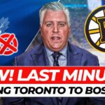 URGENT! BUSY DAY! LEAVING TORONTO TO BOSTON! TORONTO MAPLE LEAFS NEWS! NHL NEWS!