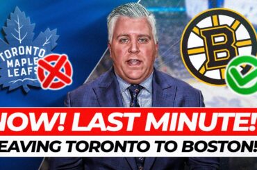 URGENT! BUSY DAY! LEAVING TORONTO TO BOSTON! TORONTO MAPLE LEAFS NEWS! NHL NEWS!
