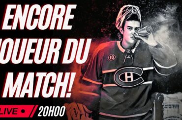 Samuel Montembeault choisi meilleur joueur du match pour une 2e fois!