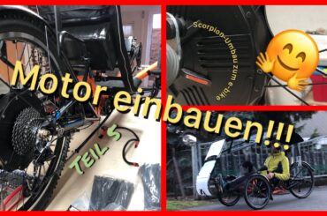 #5 Velomobil fetzt 😁 Motor einbauen 🥳