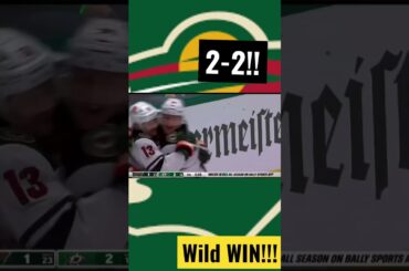 #minnesotawild WIN GAME 1 in double OT! 🏒 Ryan Hartman GWG