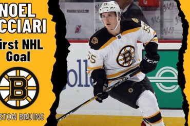 Noel Acciari #55 (Boston Bruins) first NHL goal Mar 28, 2017 (Classic NHL)