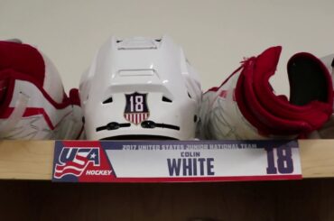 2017 WJC: Colin White Locker Room Tour