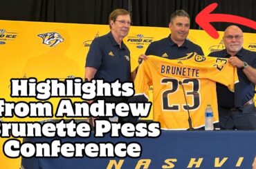 Andrew Brunette named 4th coach in Nashville Predators history