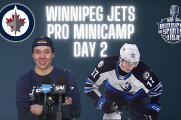 Winnipeg Jets pro mini camp day 2 - where will Cole Perfetti & Ville Heinola play?