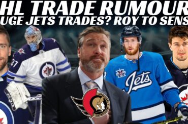 Huge NHL Trade Rumours - Jets Rebuild? Patrick Roy Sens Coach? Habs Sign Pezzetta & Caufield Update