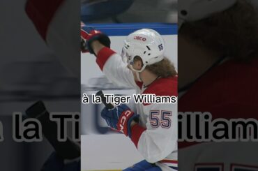 Michael Pezzetta à la Tiger Williams!