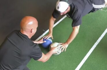 Nico Hischier and Kevin Fiala NHL Training