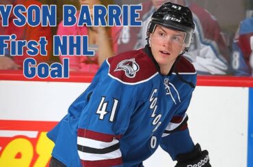 Tyson Barrie #41 (Colorado Avalanche) first NHL goal Feb 18, 2013 (Classic NHL)
