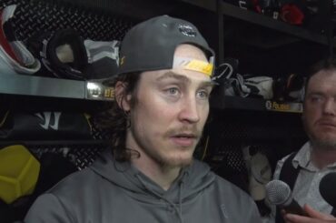 Tyler Bertuzzi says it was an honor to play with Patrice Bergeron