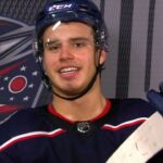 Cole Sillinger 2nd Intermission Interview (Oct. 21, 2021)