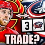 BLUE JACKETS TRADING 3RD OVERALL PICK TO CALGARY FLAMES FOR ELIAS LINDHOLM? Columbus Trade Rumours