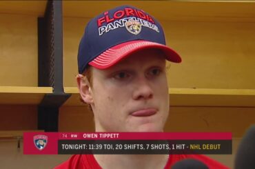 Owen Tippett -- Florida Panthers at Philadelphia Flyers 10/17/2017