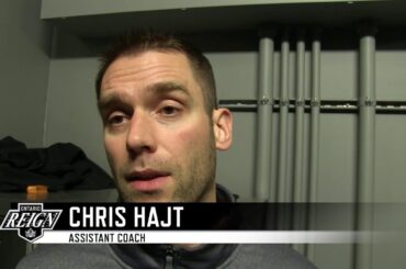 Ontario Reign - Assistant Coach Chris Hajt Updates on Practice, Injuries & Outdoor Classic