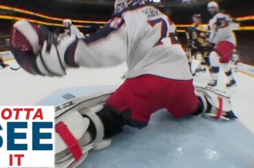 GOTTA SEE IT: Sergei Bobrovsky Robs Marcus Johansson With Sprawled-Out Kick Save
