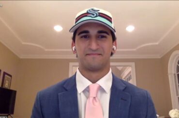 Matty Beniers Speaks with the Media