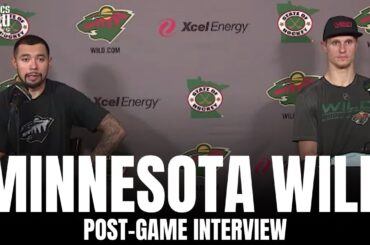 Matt Dumba Reacts to Hitting Sean Walker in the Face With a Slap Shot: "I Feel So Bad About That"