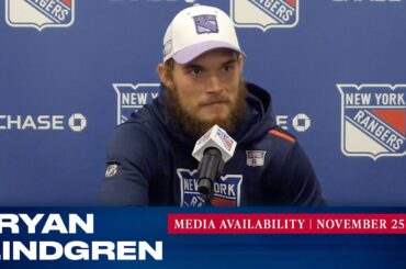 New York Rangers: Ryan Lindgren Media Availability | Nov. 25, 2021