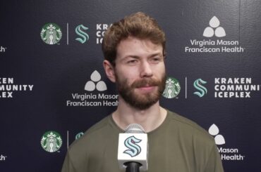 Seattle Kraken Forward Oliver Bjorkstrand Exit Interview - 05.16.2023