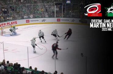 Martin Necas | Fires IMPRESSIVE Slap Shot For GAME-WINNER In Overtime | CAR@DAL | 2023 NHL SEASON