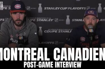 Joel Edmundson & Paul Byron React to Montreal Canadiens Game 2 Win vs. Vegas, Jeff Petry Return