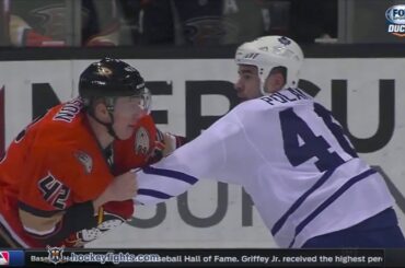 Roman Polak vs Josh Manson Jan 6, 2016